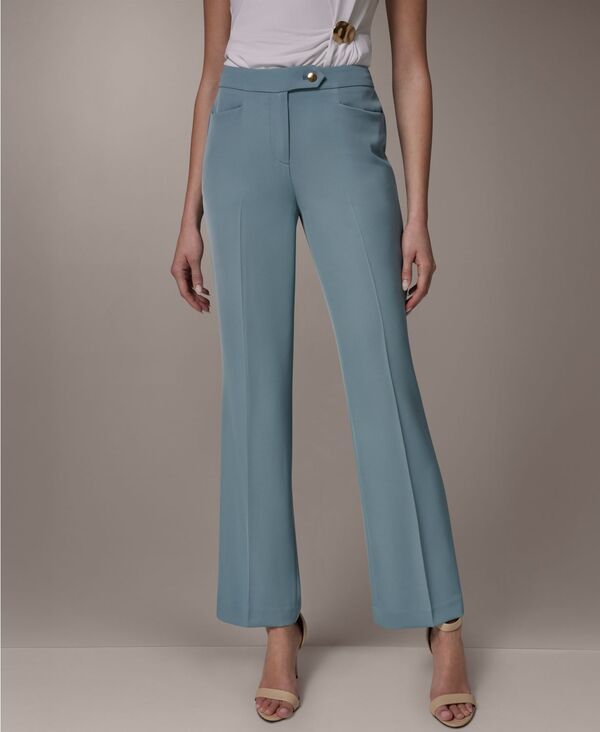 ダナ キャラン ニューヨーク レディース ボトムス カジュアルパンツ プチ Donna Karanew York WomenstraightLeg Pants Regular Petite Water