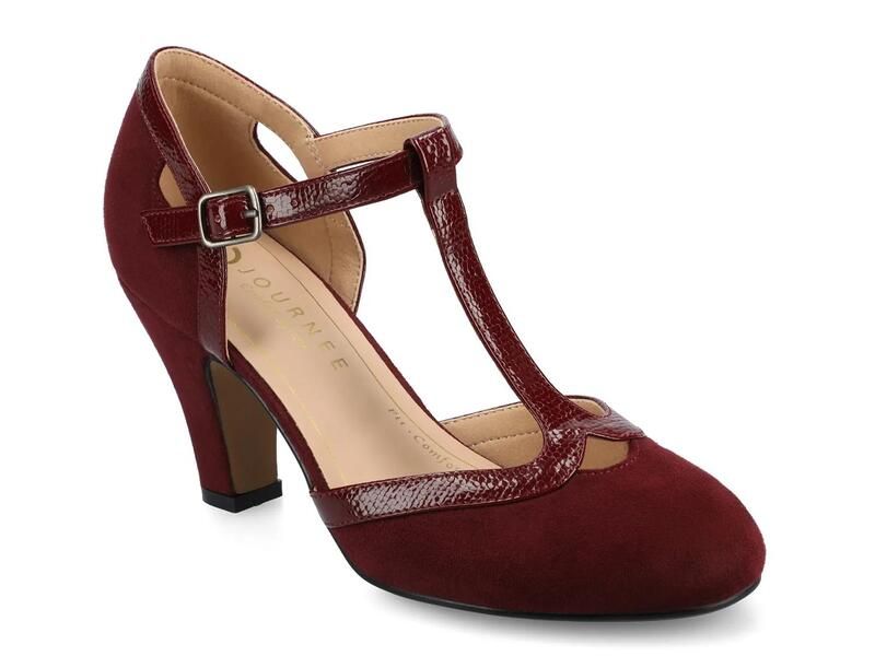 ジャーニー レディース シューズ パンプス JourneeOlina Pump Burgundy バーガンディ