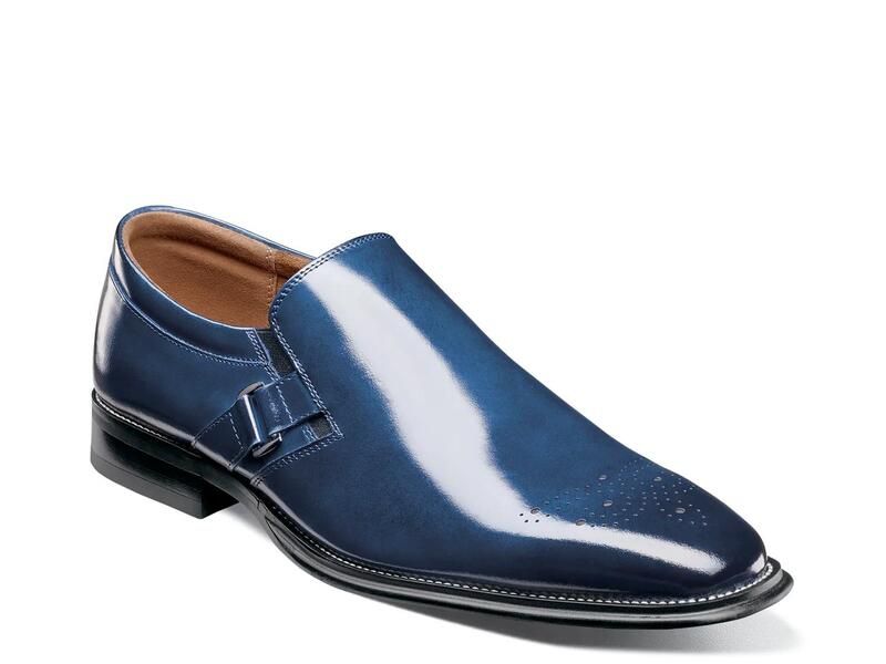 ステイシーアダムス メンズ シューズ スリッポン・ローファー モンクストラップ モンク Stacy AdamsAlistair Monk Strap SlipOn Cobalt コバルト