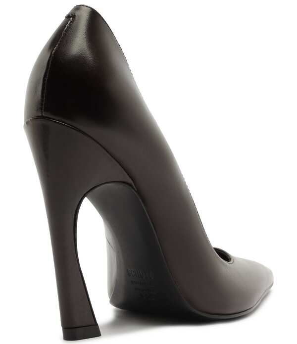 シュッツ レディース シューズ ヒール レザー Schutz Lexi Leather Pointed Toe Pumps Dark Brown ブラウン