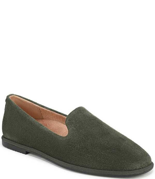 バイオニック レディース シューズ パンプスエード ローファー Vionic Willa 20 Suede Slip On Loafers Olive Moss オリーブ