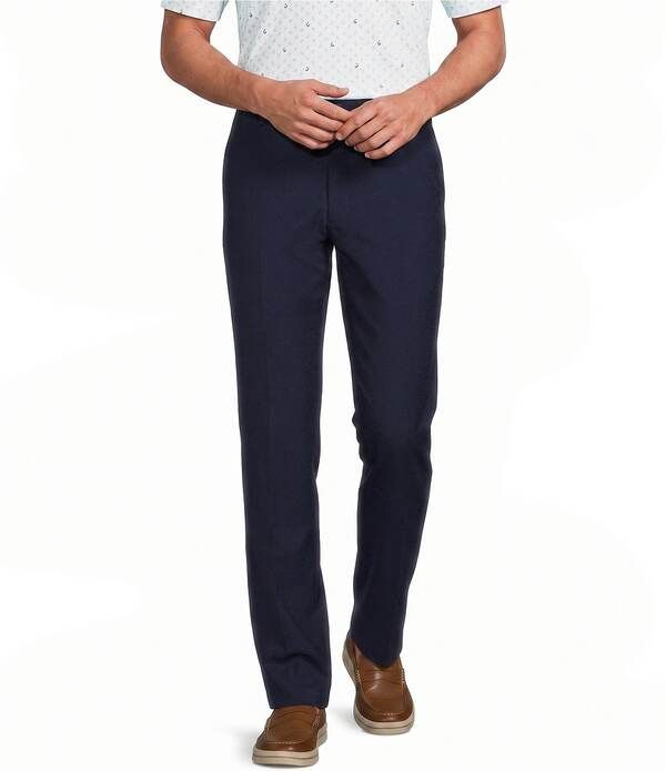 ラウンドトゥリーアンドヨーク メンズ ボトムス カジュアルパンツ Roundtree Yorke Performance Straight Fit Flat Front Pants Peacoat