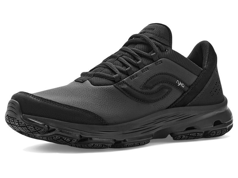 ライカ レディース シューズ スニーカー Ryka Devotion Slip Resistant Black Leather ブラック