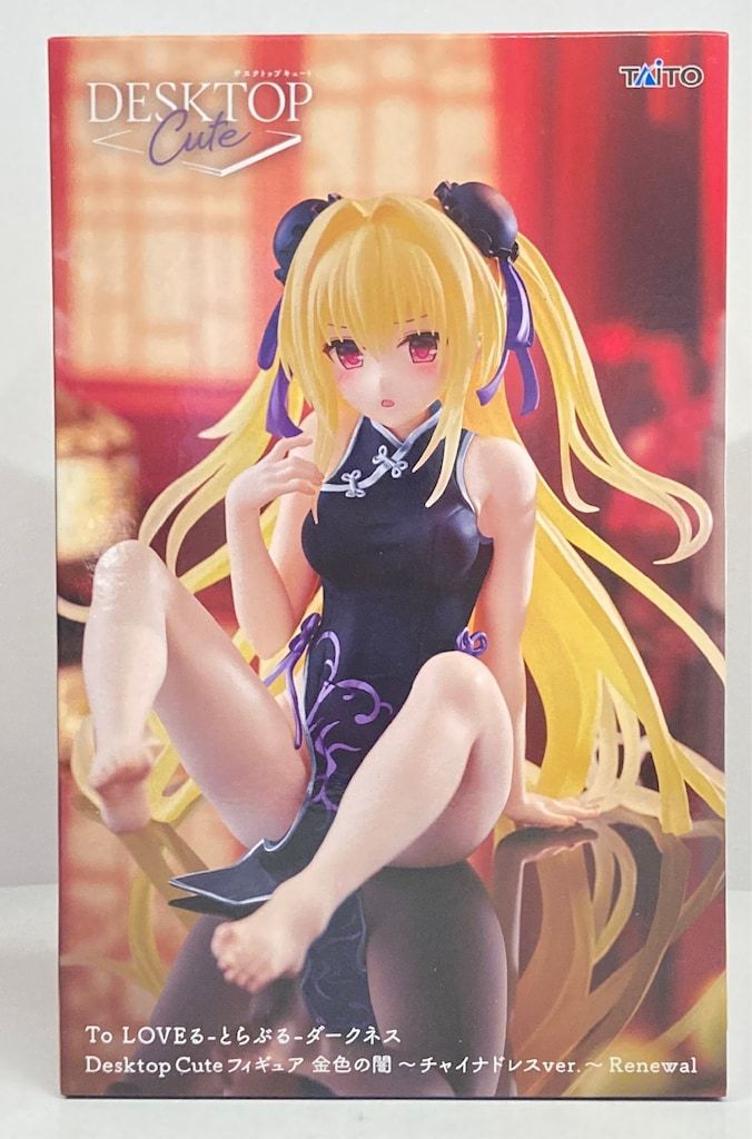 タイトー Desktop Cute フィギュア 金色の闇 チャイナドレスVer