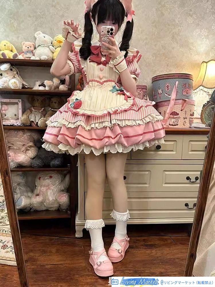 lolita 豪華姫系ワンピース 豪華フルセット 撮影会 舞台演出 推し活 ハロウィン 仮装 可愛 レトロ風 オリジナル jsk ロリータ ワンピース 美しい刺繍 CS629P027