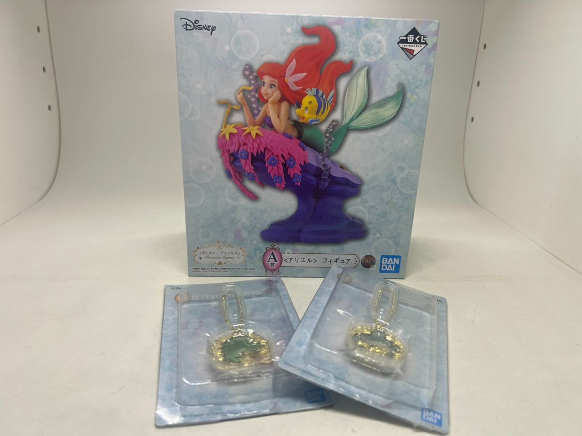 【新品未使用未開封】東京ディズニーランド フィギュア的なメダル置物 未開封品】ﾃﾞｨｽﾞﾆｰ Disney アリエル フィギュア 一番くじA賞 F賞メタル