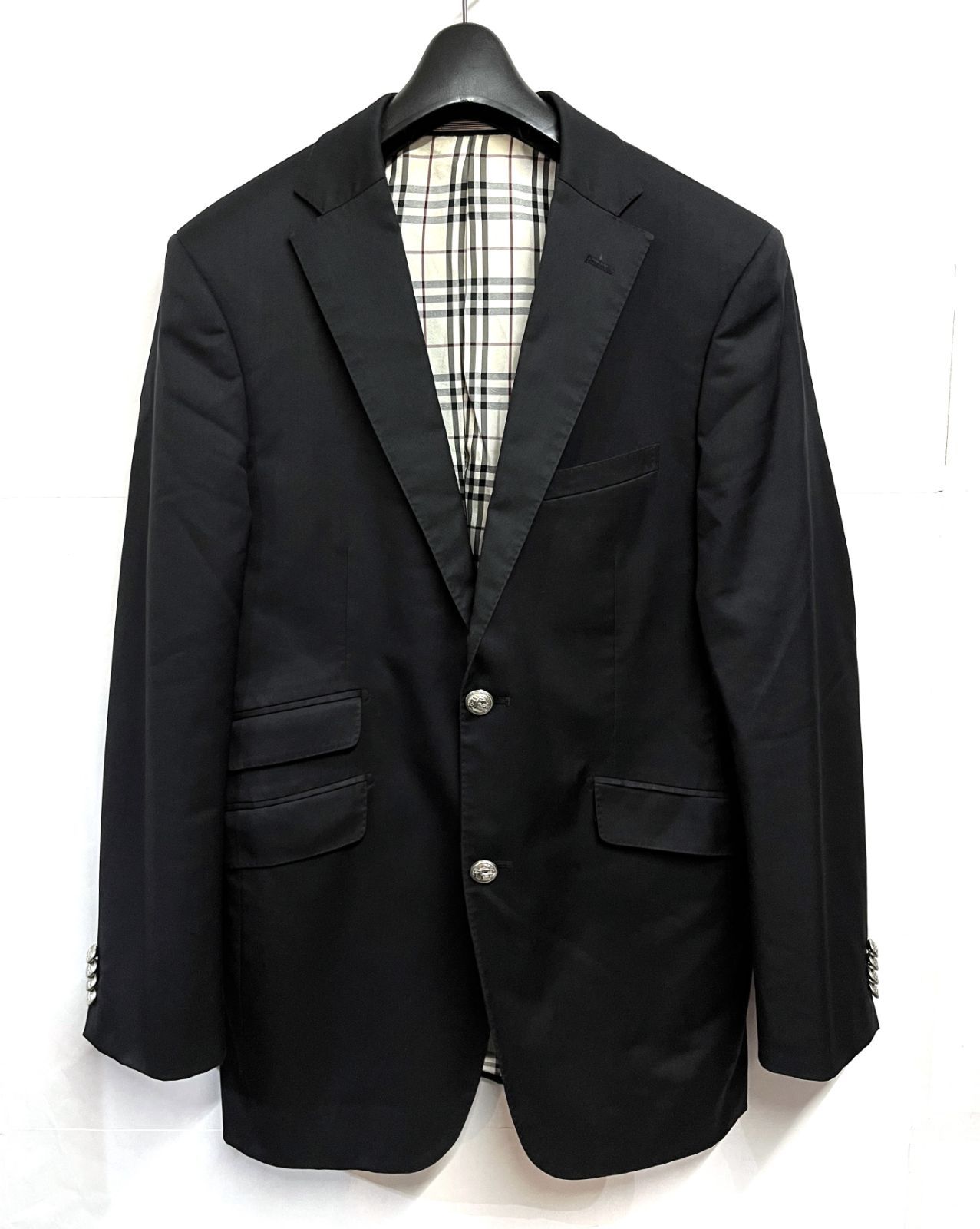 BURBERRY BLACK LABEL｜バーバリーブラックレーベル 銀ボタン