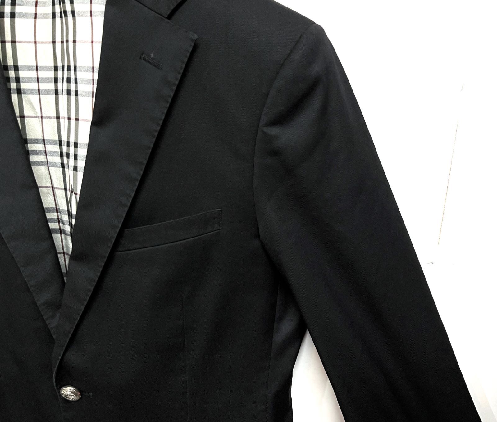 BURBERRY BLACK LABEL｜バーバリーブラックレーベル 銀ボタン