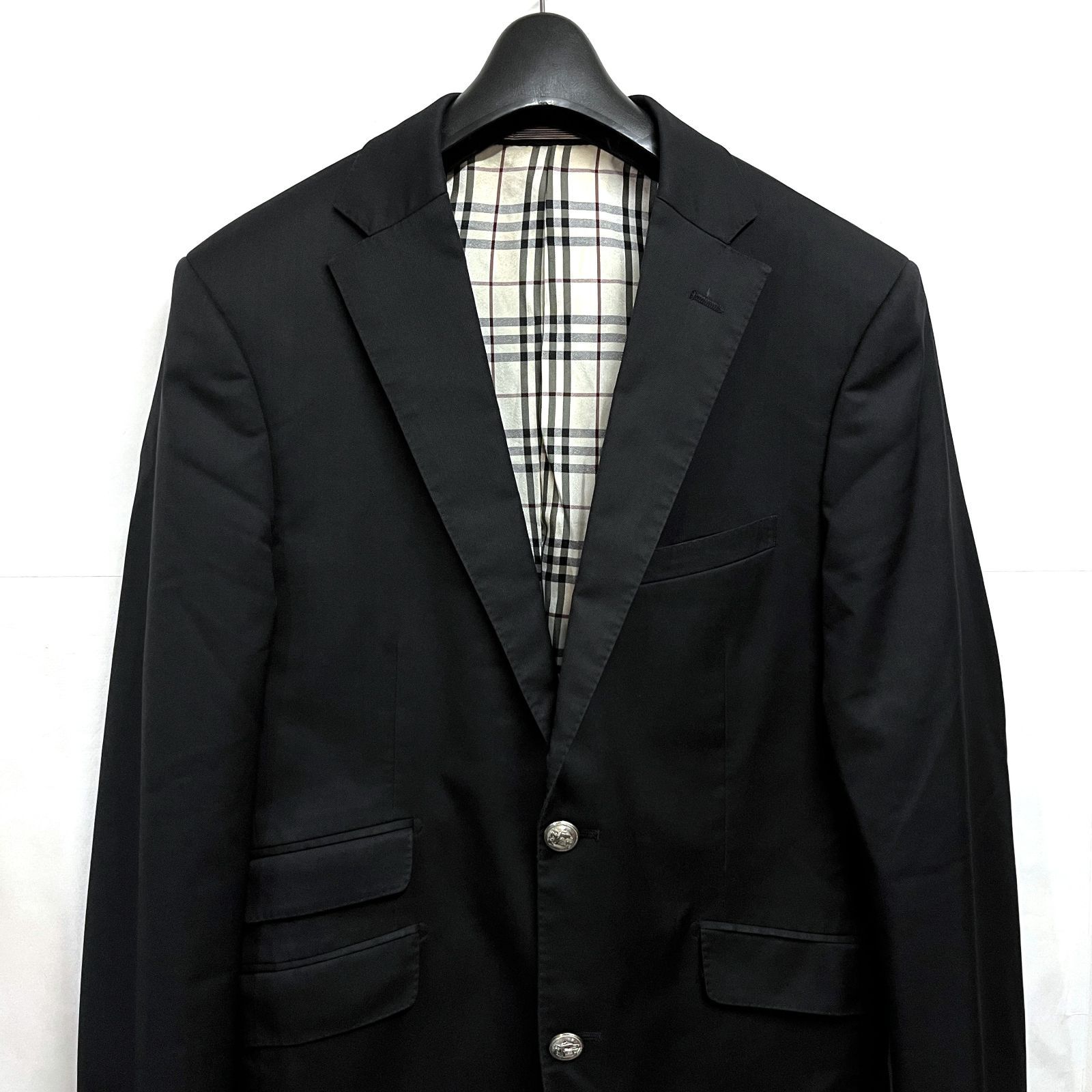BURBERRY BLACK LABEL｜バーバリーブラックレーベル 銀ボタン