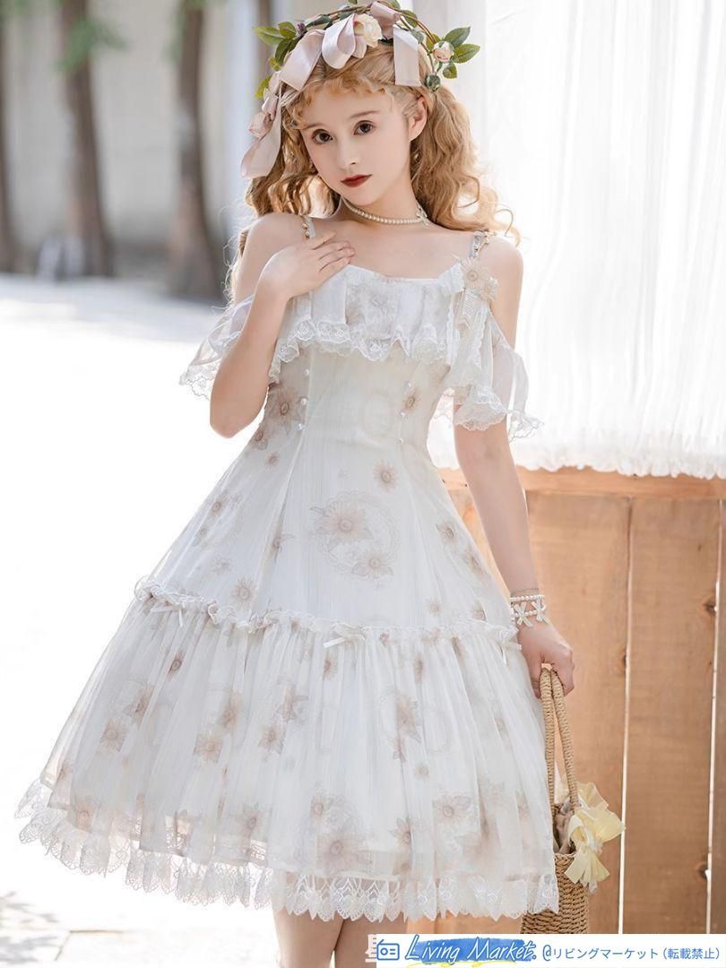 lolita 豪華姫系ワンピース 豪華フルセット 撮影会 舞台演出 推し活 ハロウィン 仮装 可愛 レトロ風 オリジナル jsk ロリータ ワンピース 美しい刺繍 CS629P031