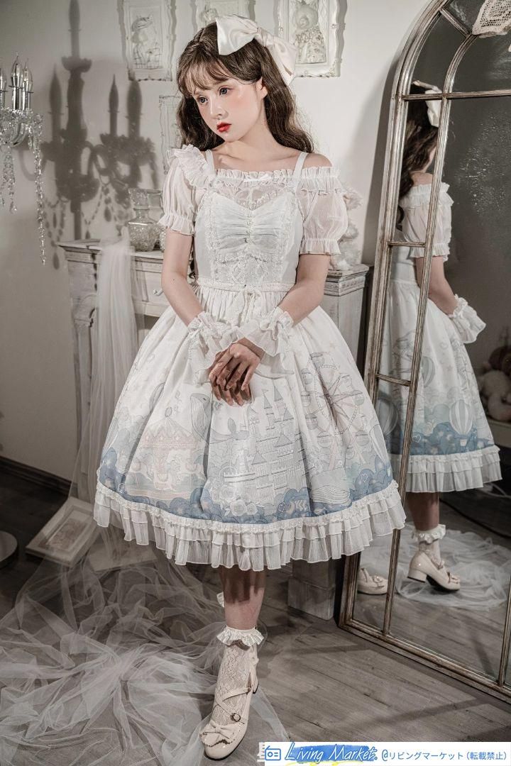 lolita オリジナル jsk ロリータ ワンピース コスプレ衣装 キャラクター衣装 衣装 仮装 レディース 可愛 日系女子中高生 学園祭 文化祭 雰囲気 お呼ばれ イベント 大人 舞台 新年会 CS629P192
