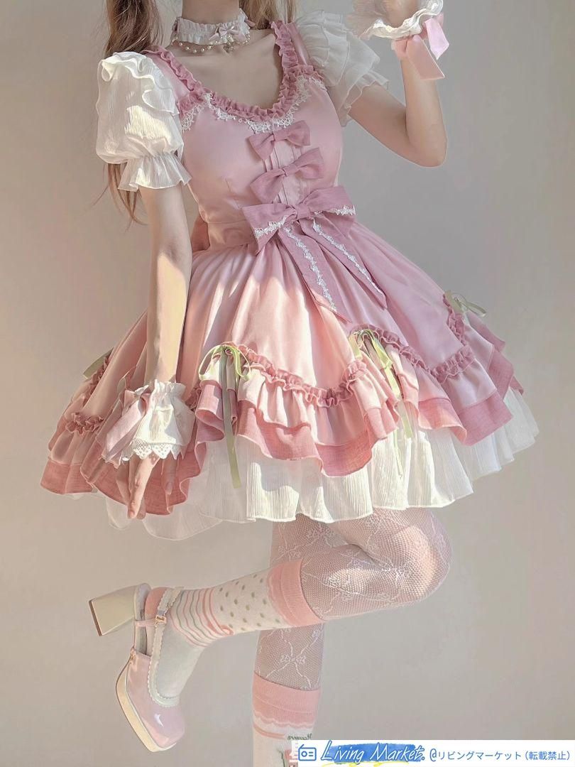 lolita 豪華姫系ワンピース 豪華フルセット 撮影会 舞台演出 推し活 ハロウィン 仮装 可愛 レトロ風 オリジナル jsk ロリータ ワンピース 美しい刺繍 CS629P028 8,795円