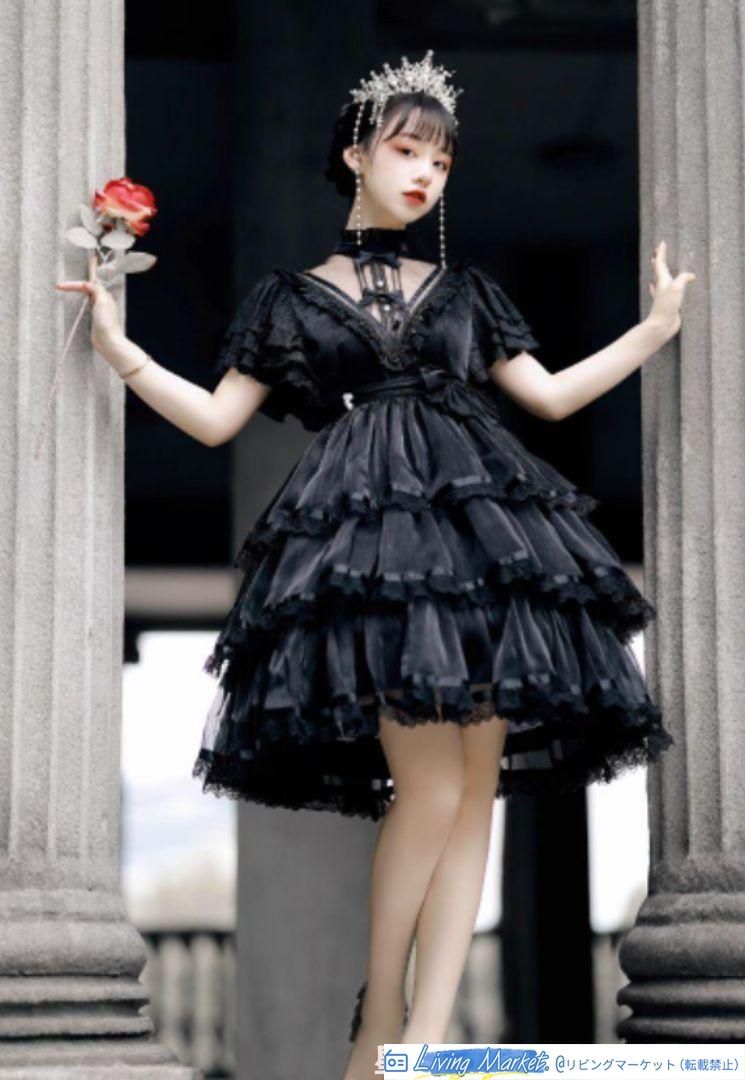 lolita 豪華姫系ワンピース 豪華フルセット 撮影会 舞台演出 推し活 ハロウィン 仮装 可愛 レトロ風 オリジナル jsk ロリータ ワンピース 美しい刺繍 CS629P041