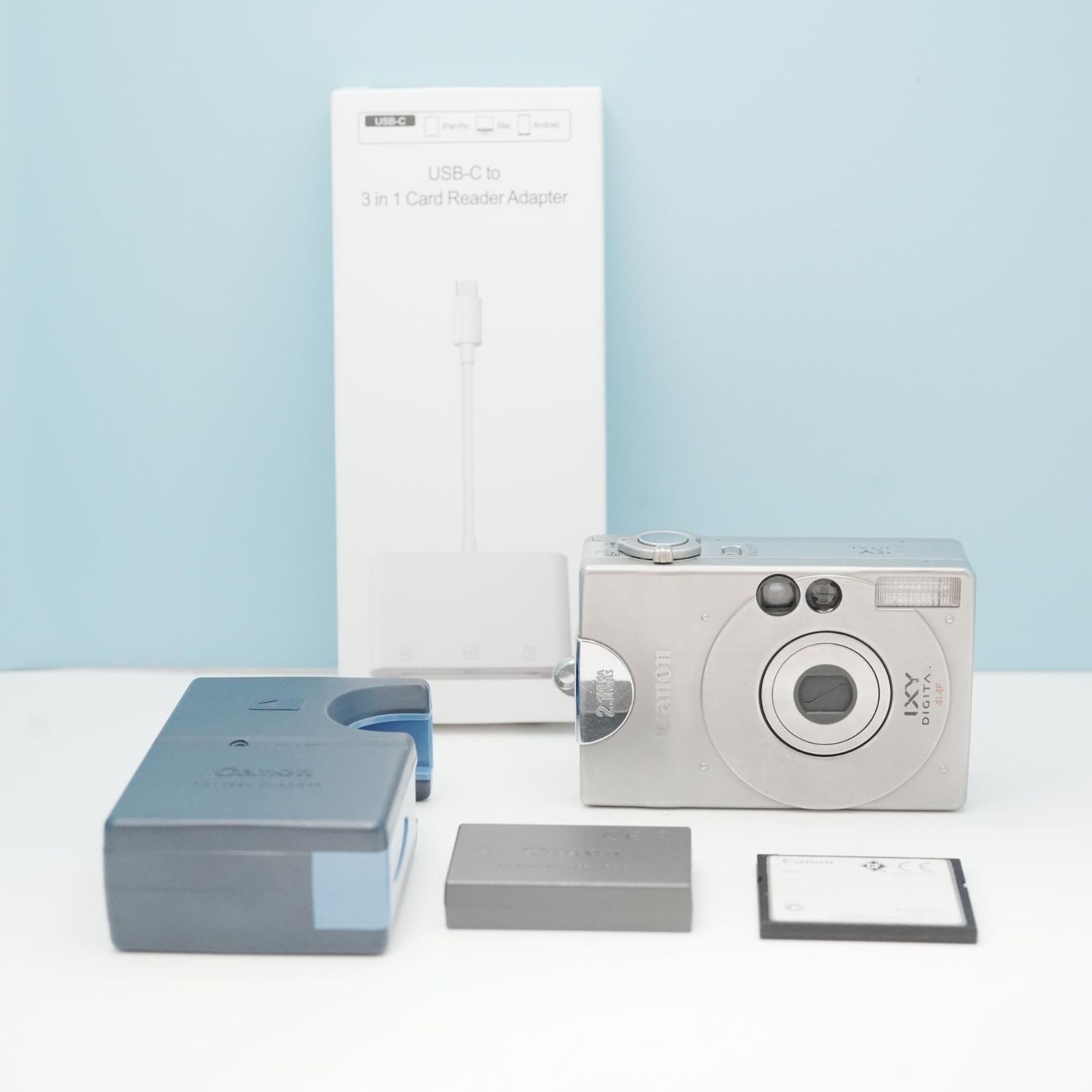 Canon IXY DIGITAL デジカメ スマホ転送OK フルセット a6873 - メルカリ