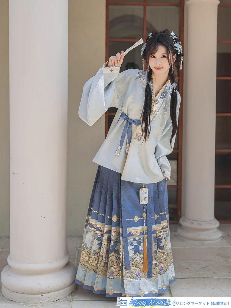 漢服 フルセット 中華風 唐装 仙女スタイル 刺繍入り コスプレ衣装 民族風 ワンピース ゴスロリ風 キャラクター衣装 学園祭用 文化祭用 舞台演出用 日常着 プレゼント用 レディース用 CS629P111