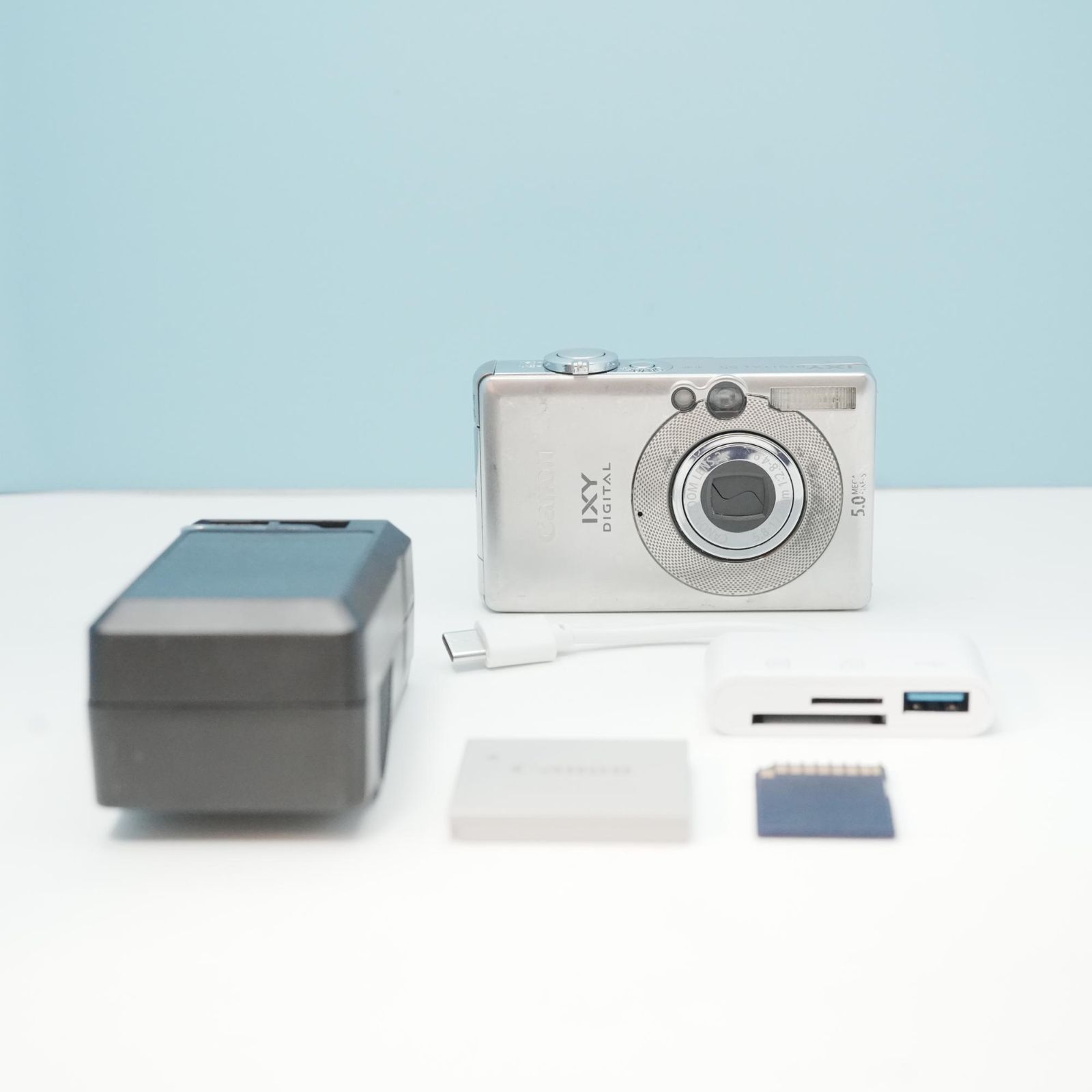 Canon IXY DIGITAL 55 デジカメ スマホ転送OK フルセット a6885 - メルカリ