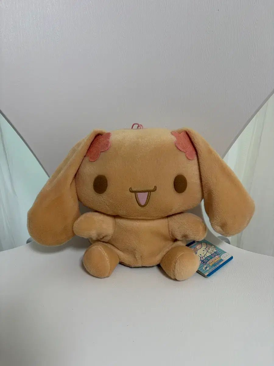 古典 05年 サンリオ シナモロール モカ ハンドファーパペット ぬいぐるみ