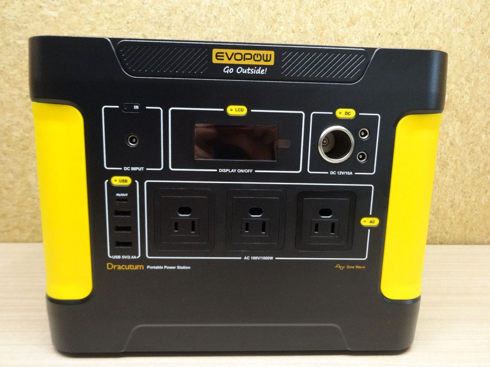 EVOPOW 大容量 1024Wh ポータブル電源 定格出力1000W 災害用 - メルカリ