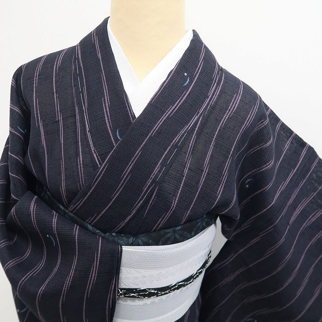 新品・夏結城紬】紗紬 二代目川村久太郎 はたおり娘 証紙付 夏着物