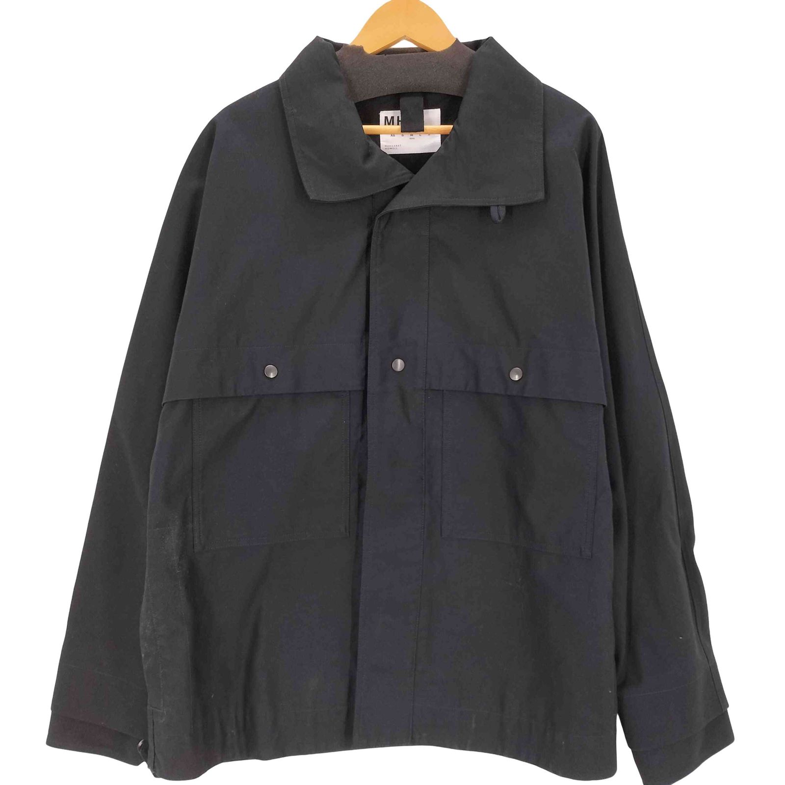 エムエイチエル MHL. HIGH COLLAR CANVAS JACKET メンズ import：M