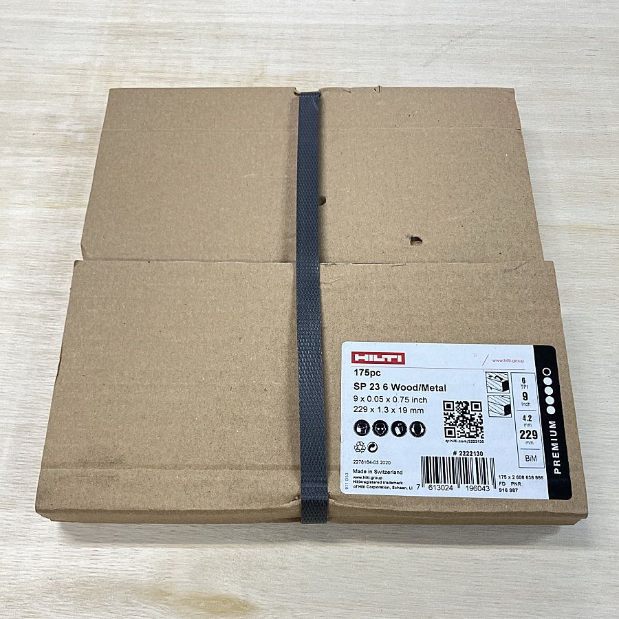 175枚 HILTI/ヒルティ 2222130 SP23 6 Wood Metal レシプロソーブレード 9インチ/6山