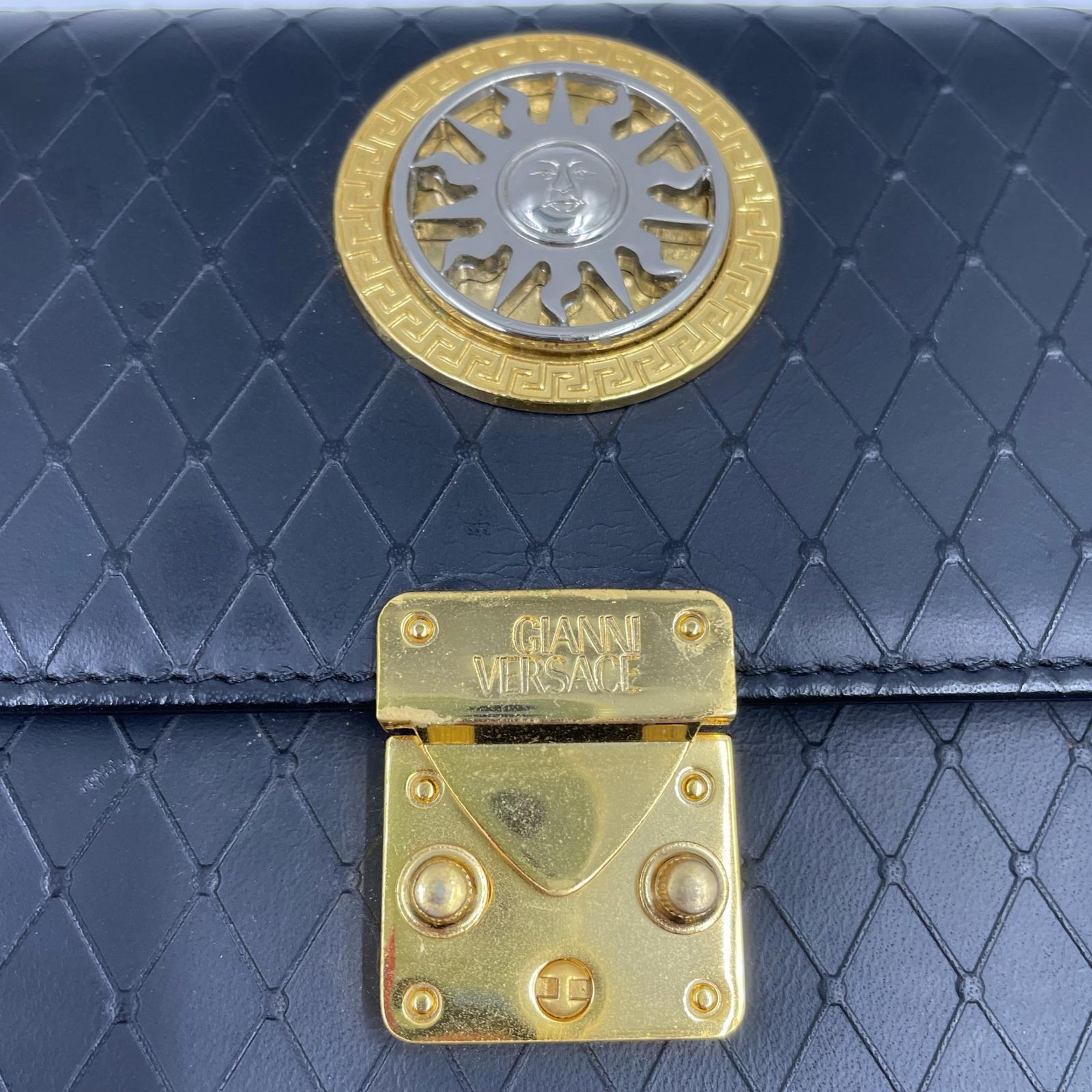 Gianni Versace ジャンニ・ヴェルサーチ セカンドバッグ サンバースト