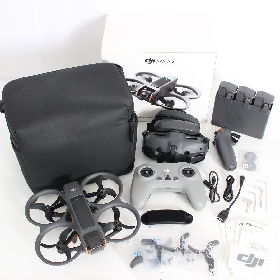【美品】DJI Avata 2 Fly More コンボ WA5206 ドローン 4Kカメラ ディージェーアイ 本体