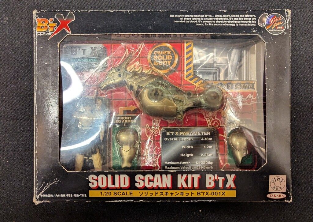 タカラ 1/20スケール ソリッドスキャンキット B'TX 001X