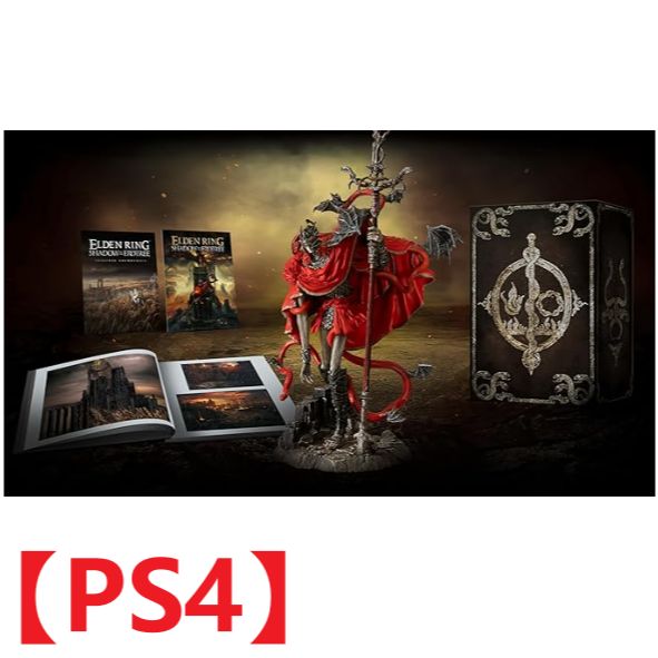 CH2【新品】【PS4】ELDEN RING SHADOW OF THE ERDTREE コレクターズエディション(DLCコード版)ポストカードセット 付き