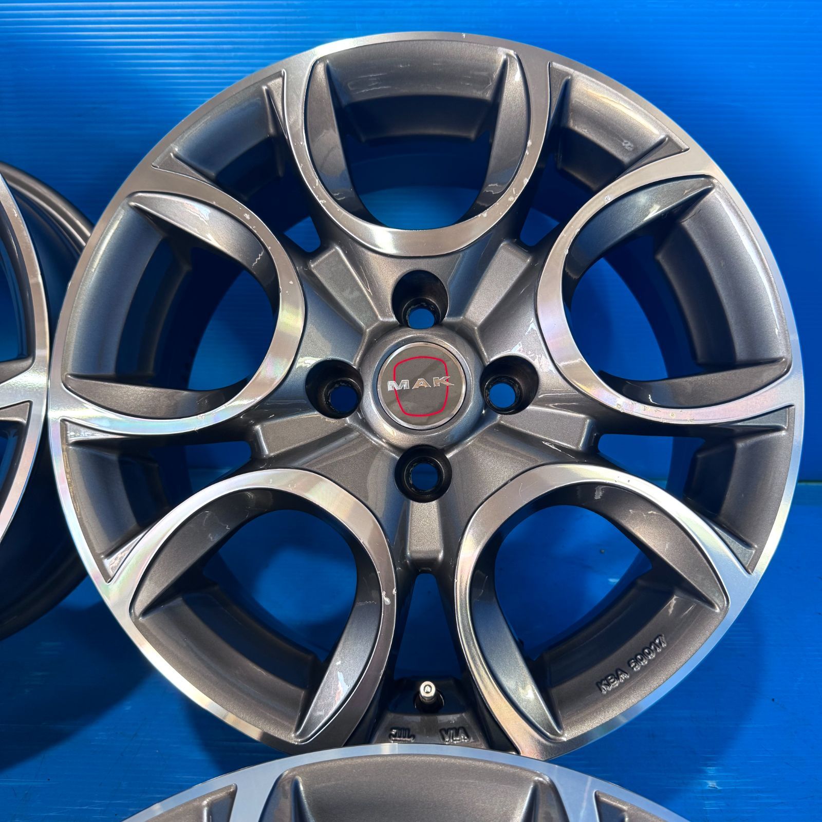 MAK TORINO アバルト/フィアット 16インチ アバルト フィアット専用 MAK トリノ 16インチ 4本 6.5J+35 4H 98 専用