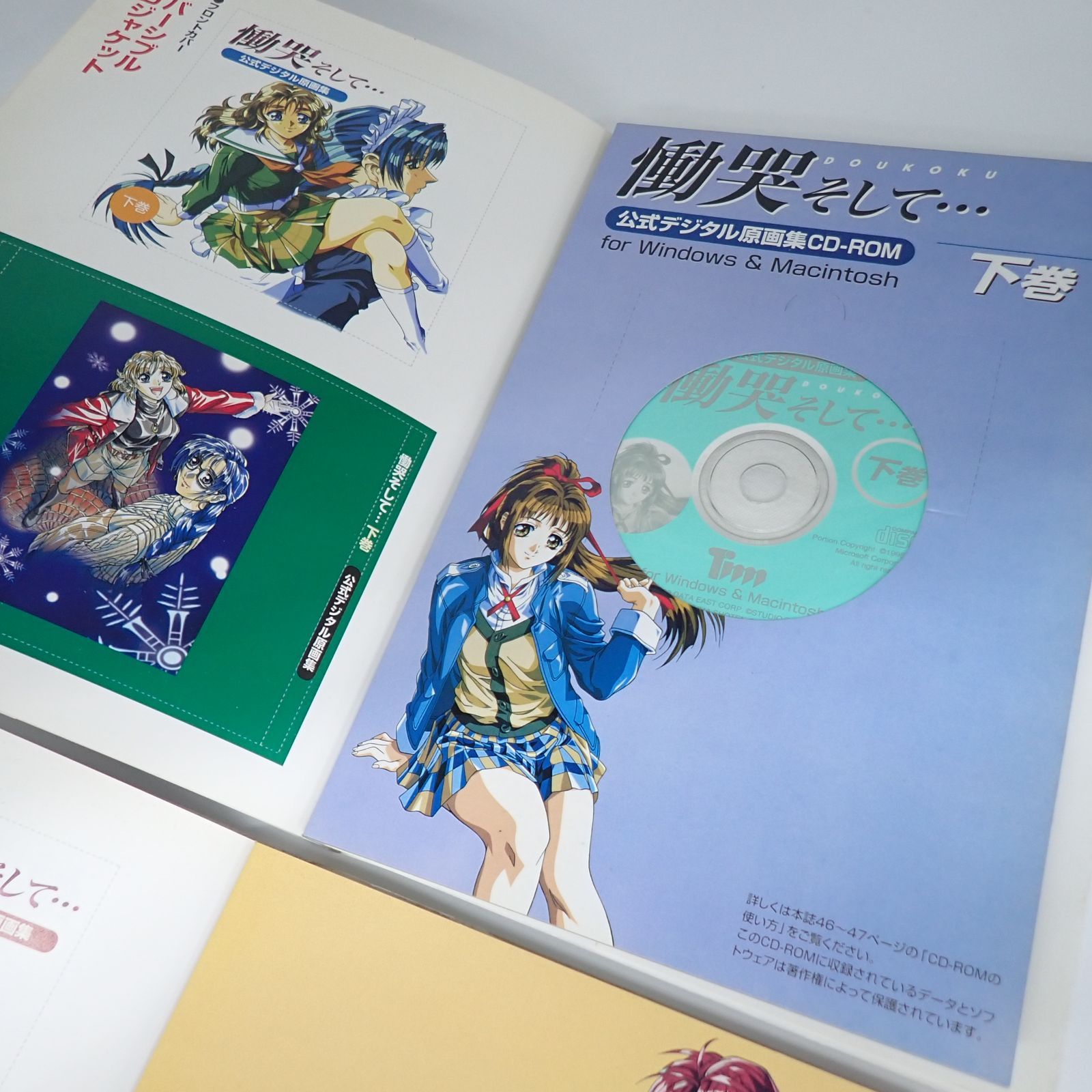 本 送料無料 慟哭そして・・・ 公式デジタル原画集 上下巻セット 書籍
