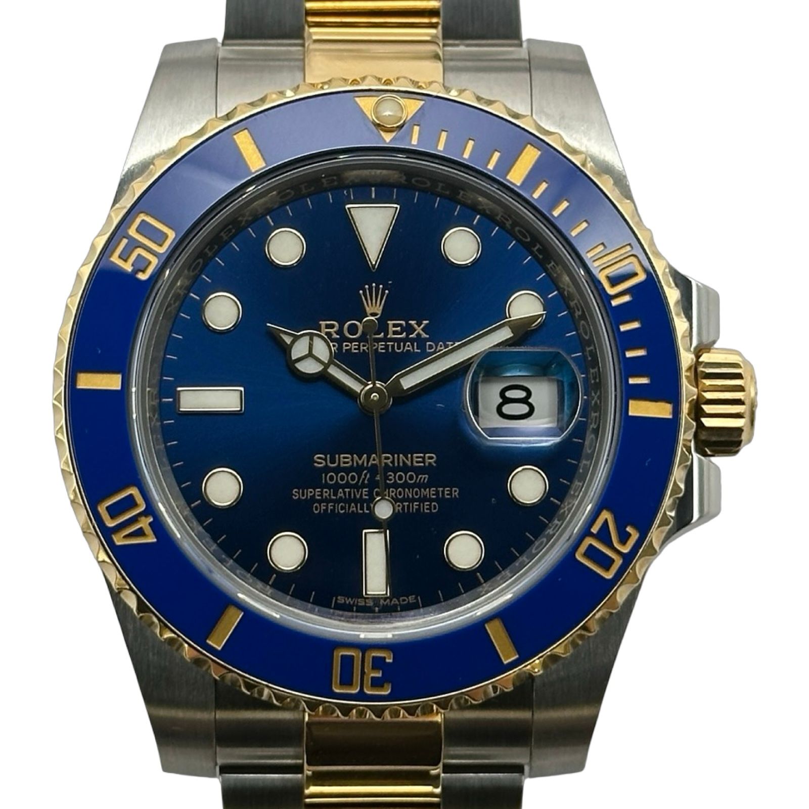 ロレックス ROLEX サブマリーナ 116613LB ブルー ステンレススチール/ゴールド 自動巻き メンズ 腕時計