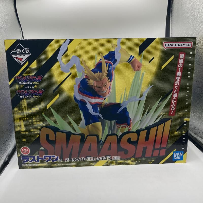 【中古】ラストワン賞 オールマイト ロゴフィギュア ｢一番くじ ヴィジランテ -僕のヒーローアカデミア ILLEGALS-｣[90]