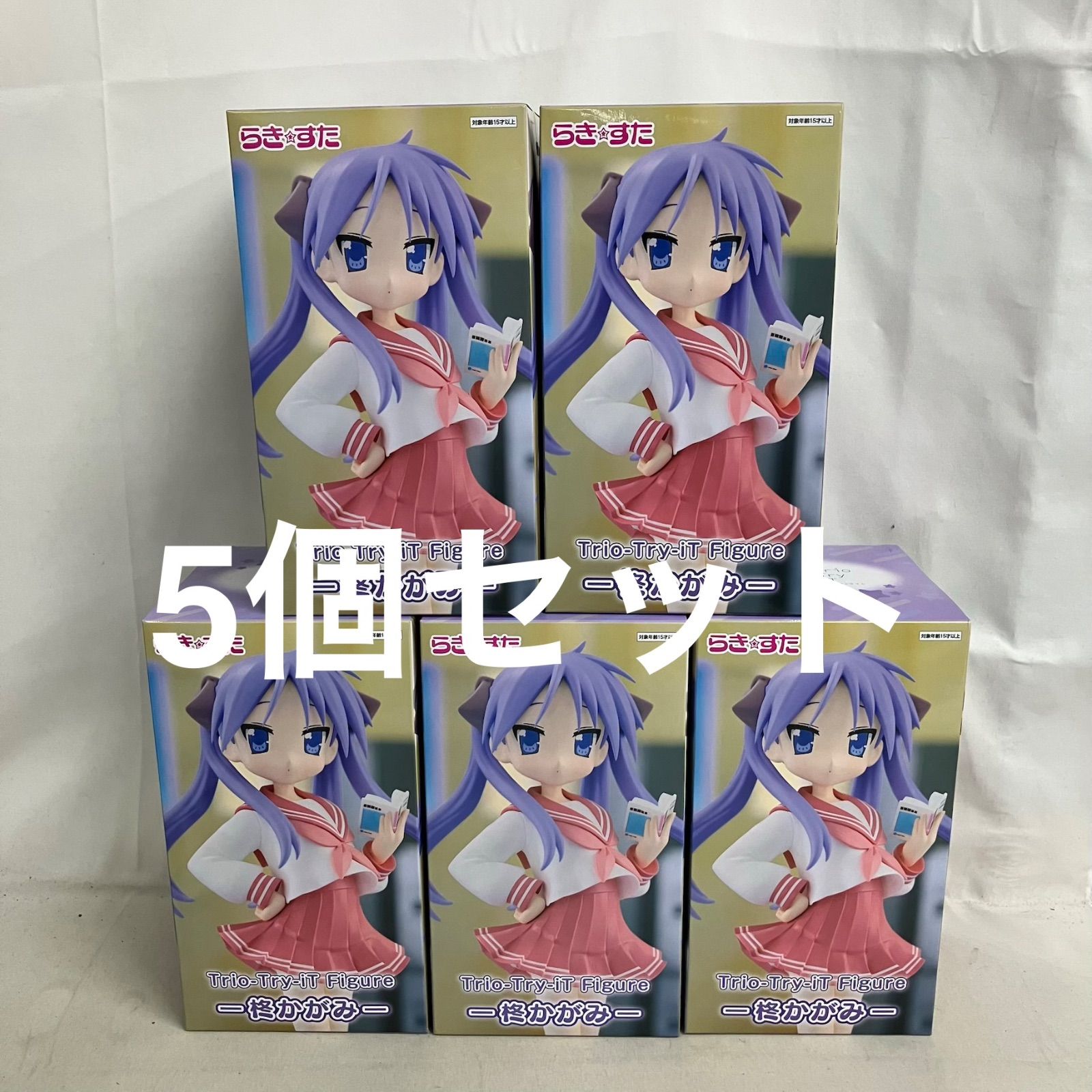 未開封 らきすた 柊かがみ Trio-Try-iT Figure 5個セット SF6F73 c107