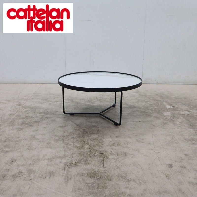 展示品 cattelan italia カッテラン イタリア Billy Keramik ビリー ケラミック φ600×H280 センターテーブル/ラウンドテーブル 21万