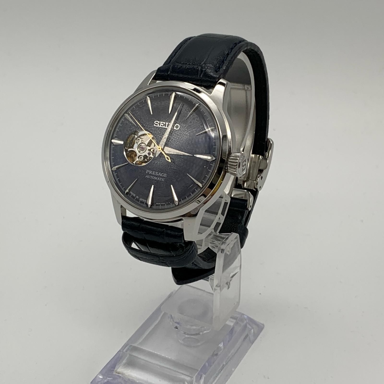【姫路東店】 中古 SEIKO | セイコー 腕時計 PRESAGE SARY155 アナログ自動巻き ネイビー 【131】 姫路東店】 中古 SEIKO | セイコー 腕時計 PRESAGE SARY155 アナログ