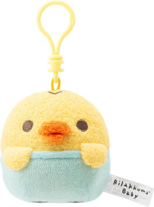 新品 リラックマベビー ミニぬいぐるみホルダー キイロイトリ [佐川