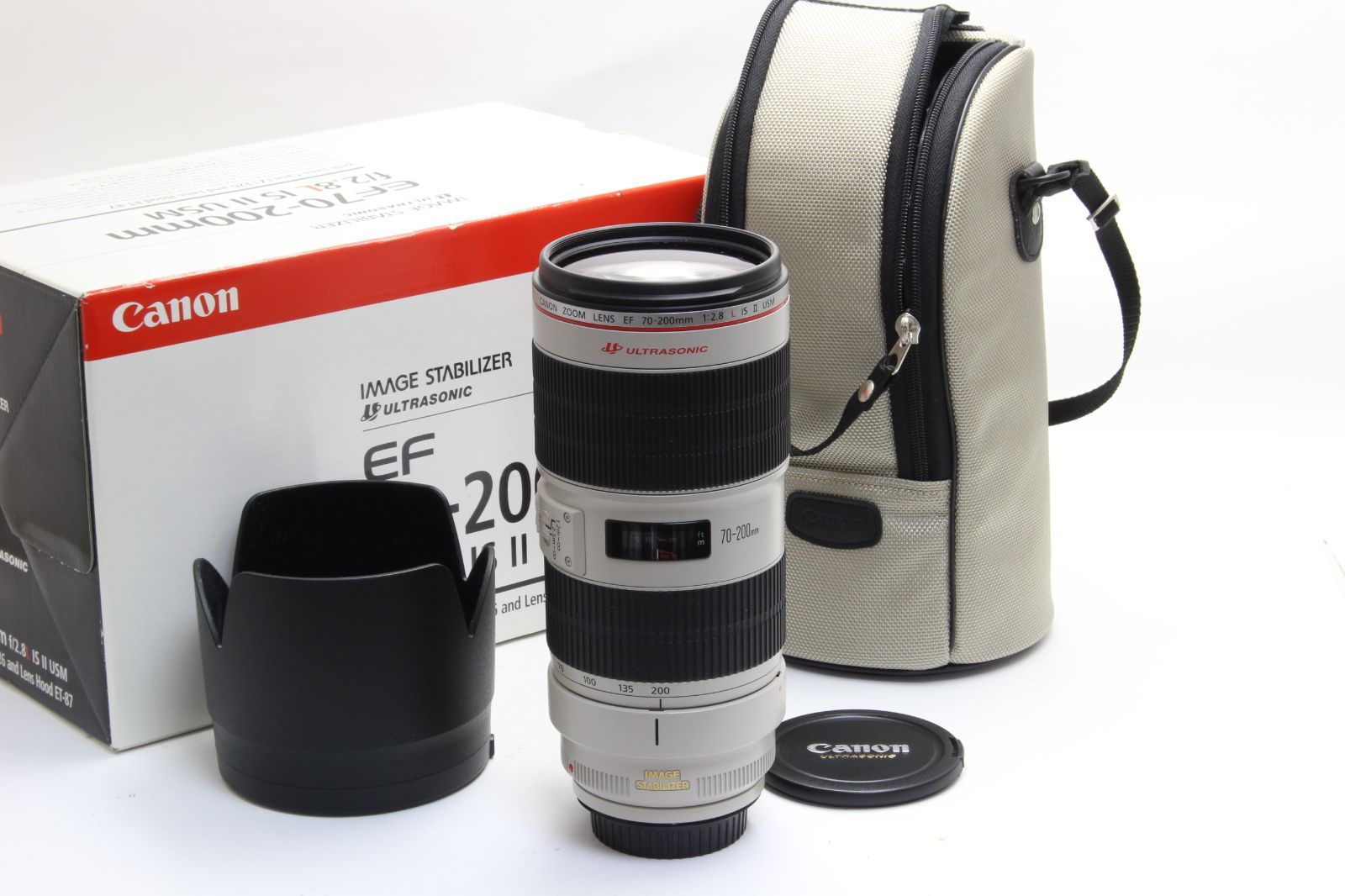 AA (極上美品) Canon キヤノン EF 70-200mm F2.8 L IS II USM 初期不良返品無料 6-115