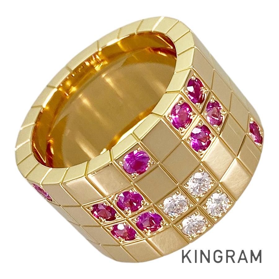 カルティエ Cartier パイエット K18YG ピンクサファイア 13号(53