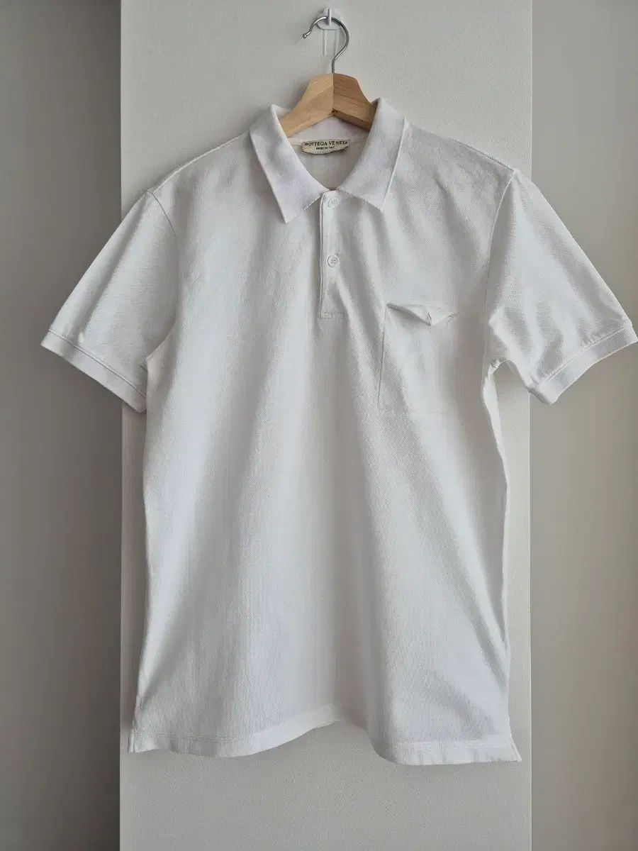(正規品) ボッテガ・ヴェネタ 白 ポケット ピケ Tシャツ