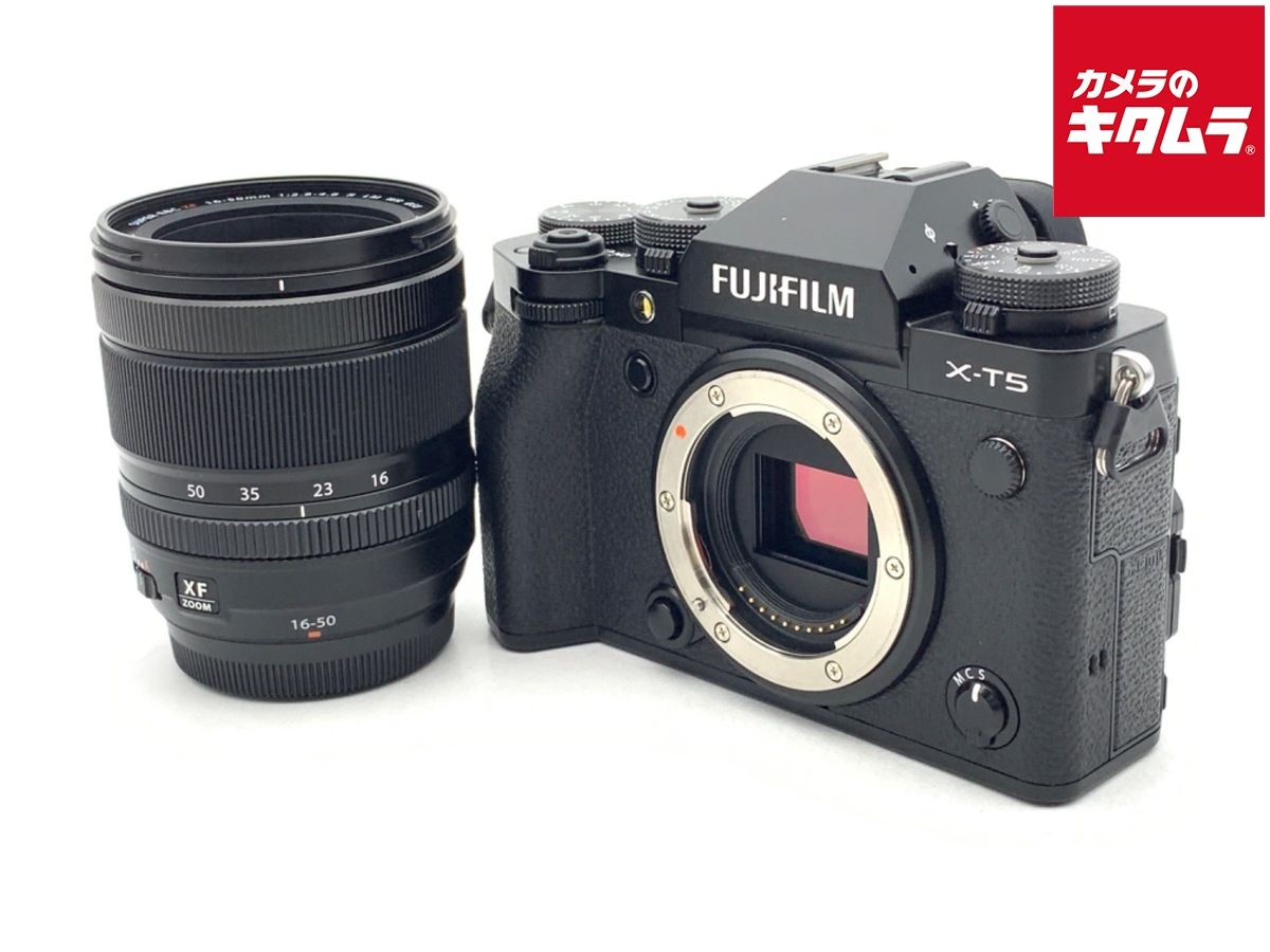 【中古】 【良品】 フジフイルム X-T5 JP XF16-50mmレンズキット ブラック