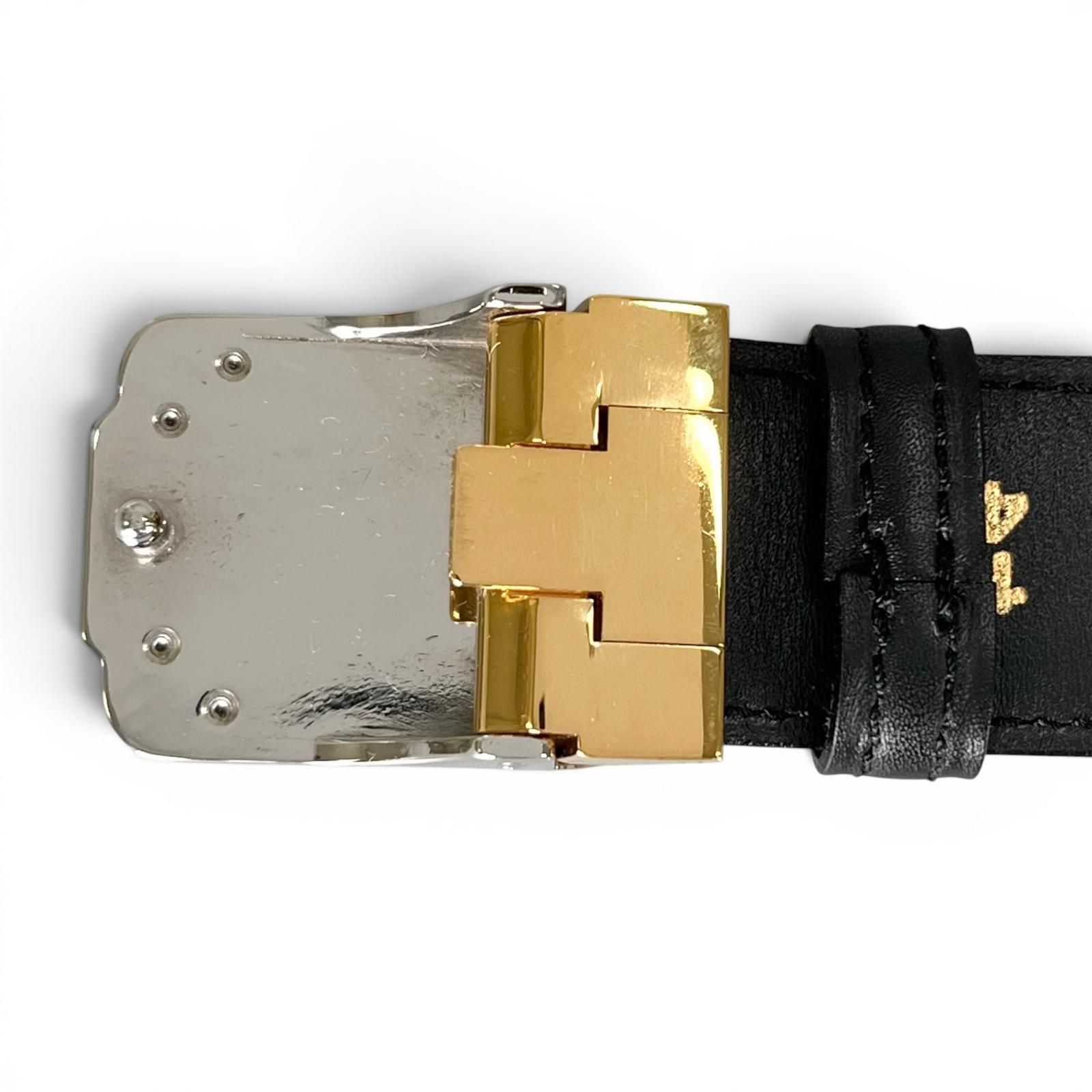 極美品△Cartier カルティエ マスト ドゥ カルティエ サントス ロゴ
