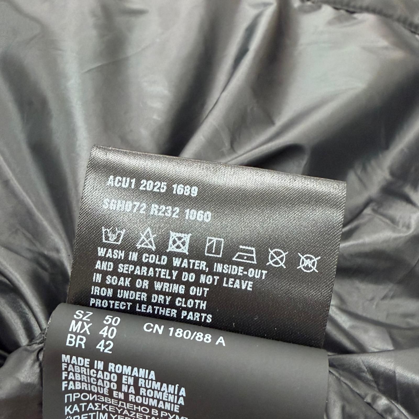 美品▽PRADA プラダ 2025年製 SGH072 トライアングルロゴ 三角プレート