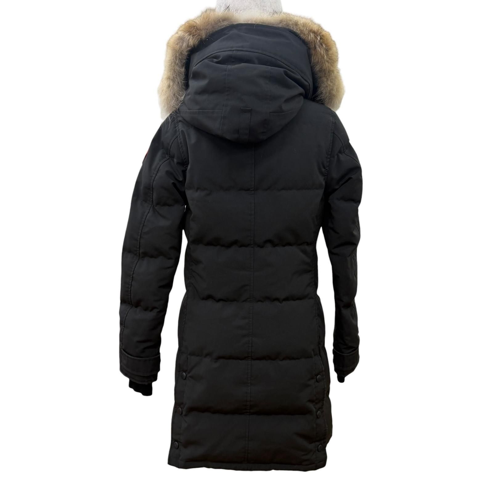 カナダグース マッケンジー ダウンコート サザビー M相当 ブラック 刺繍ロゴ 良品☆CANADA GOOSE カナダグース 2302JL MACKENZIE PARKA