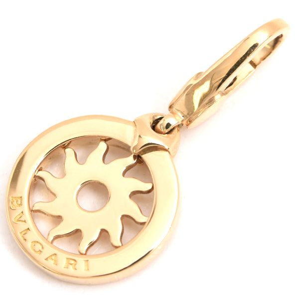 ブルガリ ペンダント ユニセックス トンドサン チャーム ペンダント イエローゴールド BVLGARI 750YG 中古