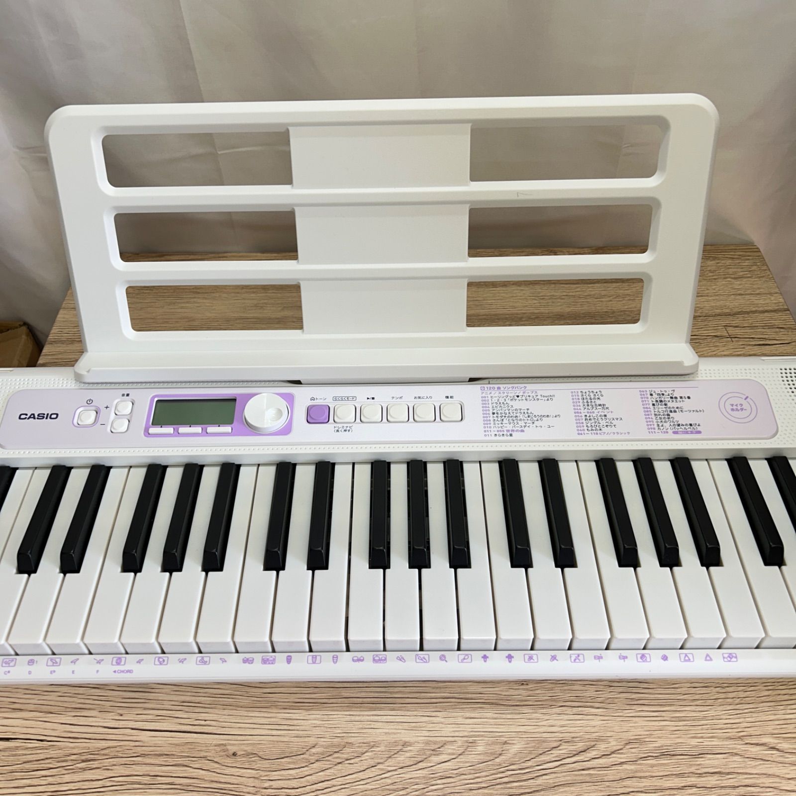 CASIO カシオ LK-315 光ナビゲーションキーボード 電子ピアノ 音出し