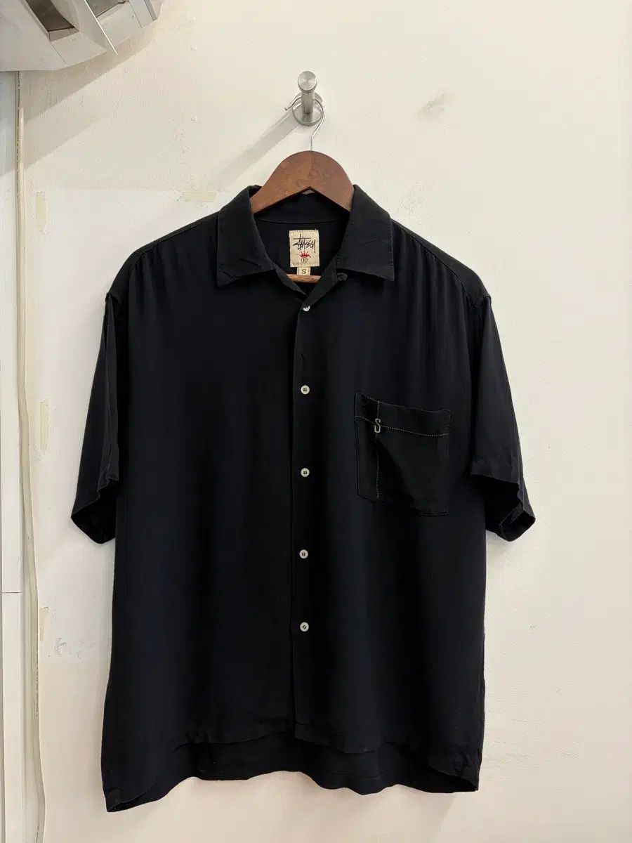 N234 90s オールド STUSSY ステューシー 半袖 シャツ