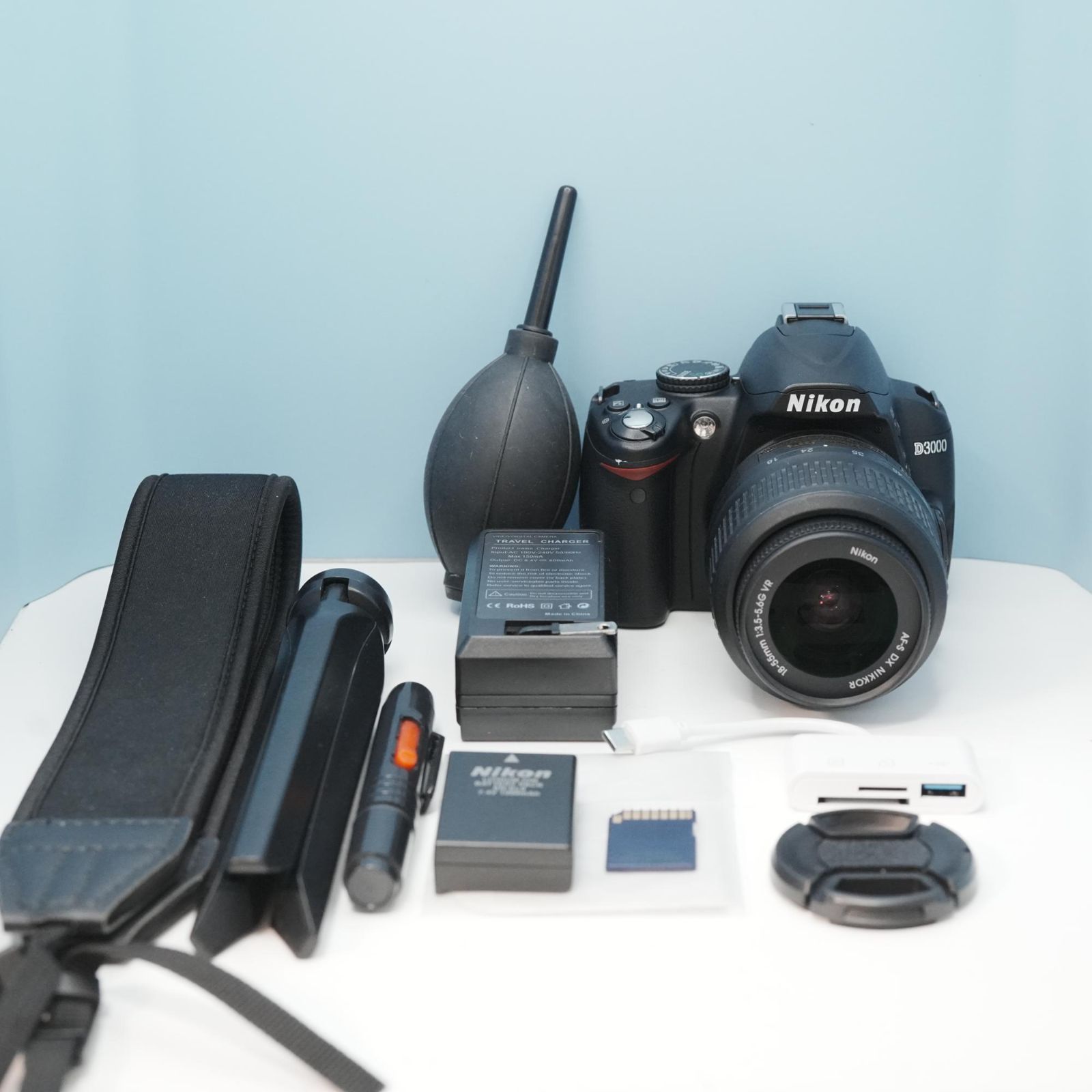Nikon D3000 一眼レフ スマホ転送OK フルセット 極美品 a6865 - メルカリ