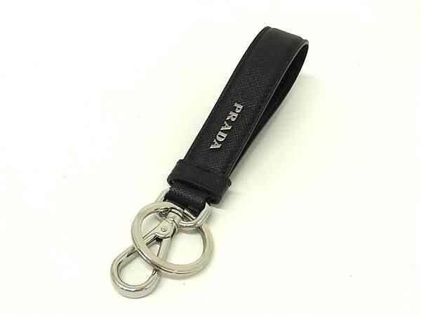 PRADA プラダ キーホルダー トライアングルロゴ 2PP68T ブラック系