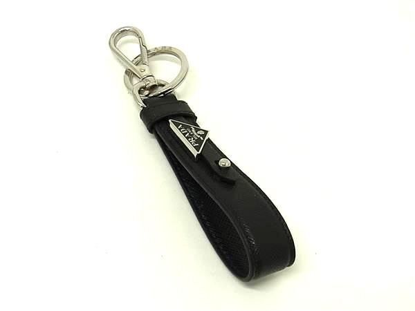 PRADA プラダ キーホルダー トライアングルロゴ 2PP68T ブラック系